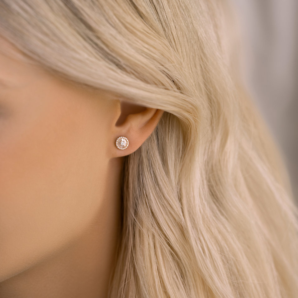 Diamond earrings Solarae