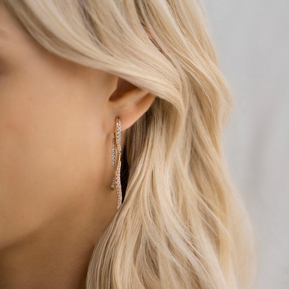 Diamond earrings Aurora Falls
