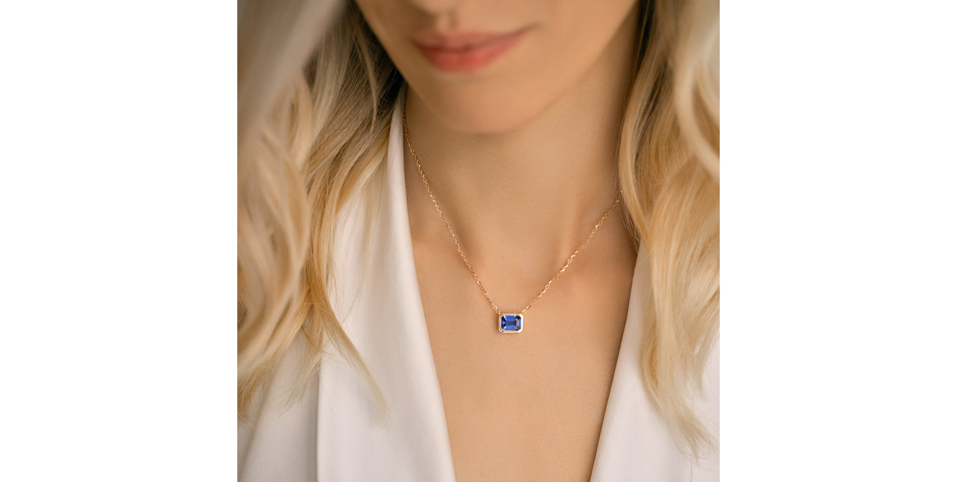 Necklace with Tanzanite Aurum Breeze