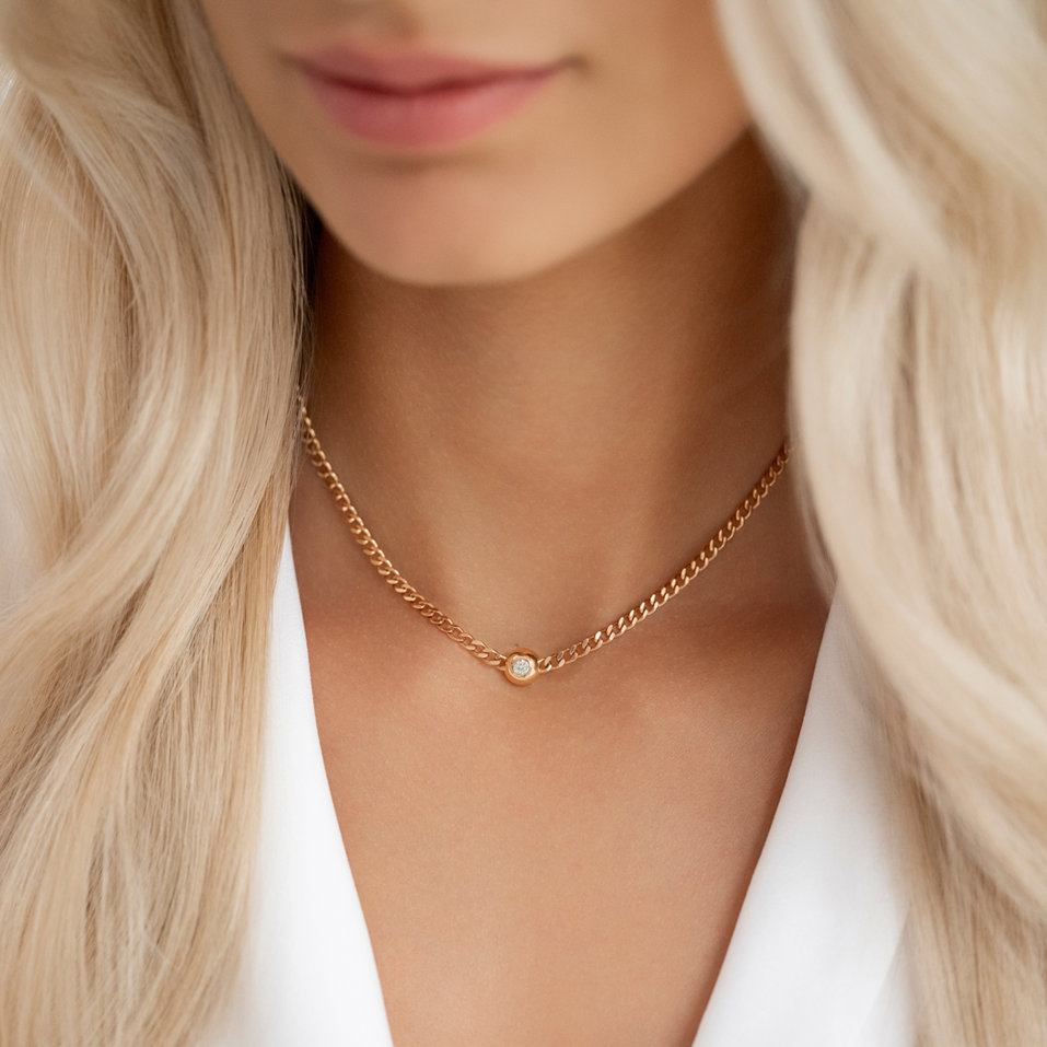 Diamond necklace Circle of Clarity