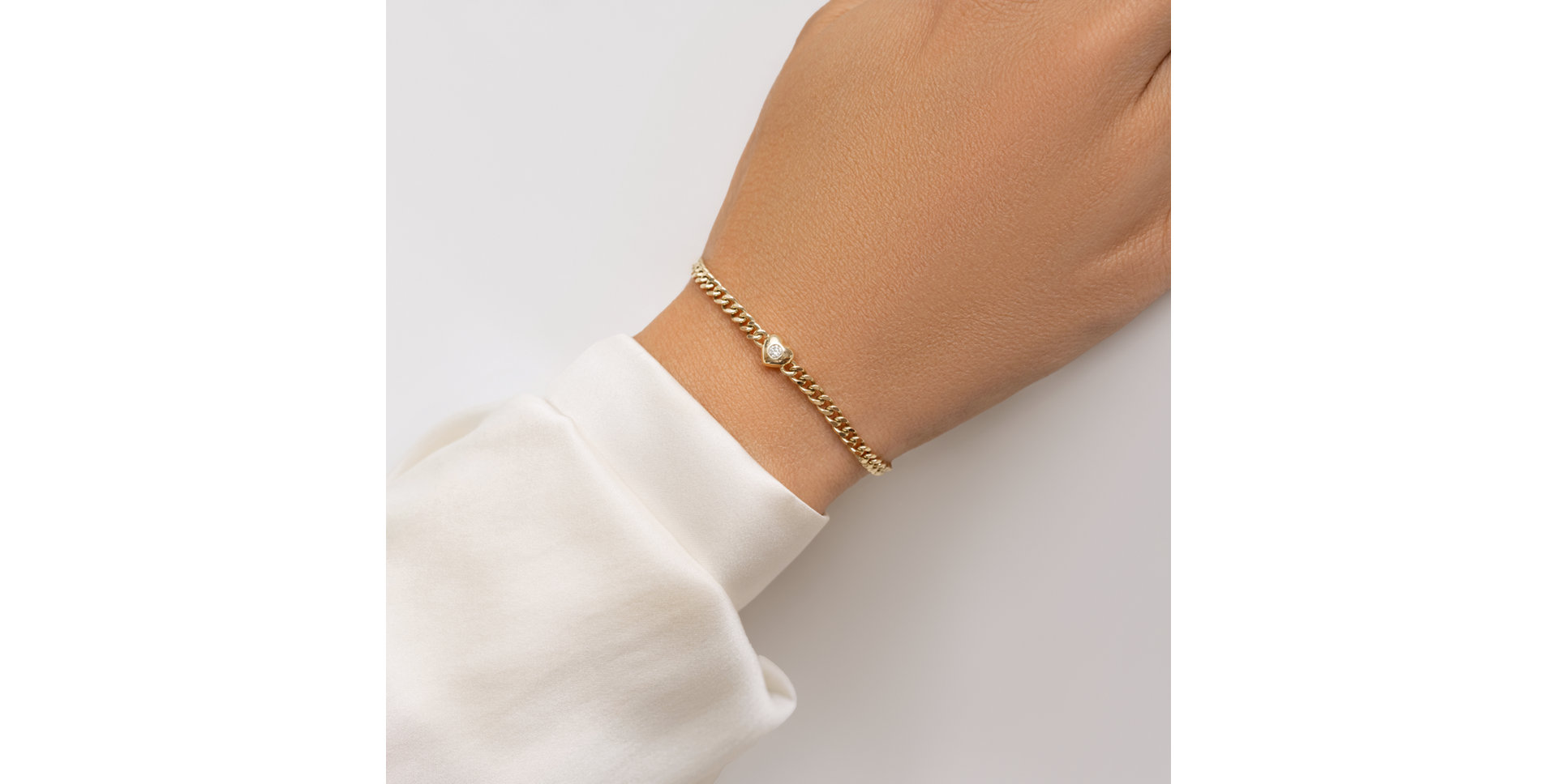 Diamond bracelet Heartline