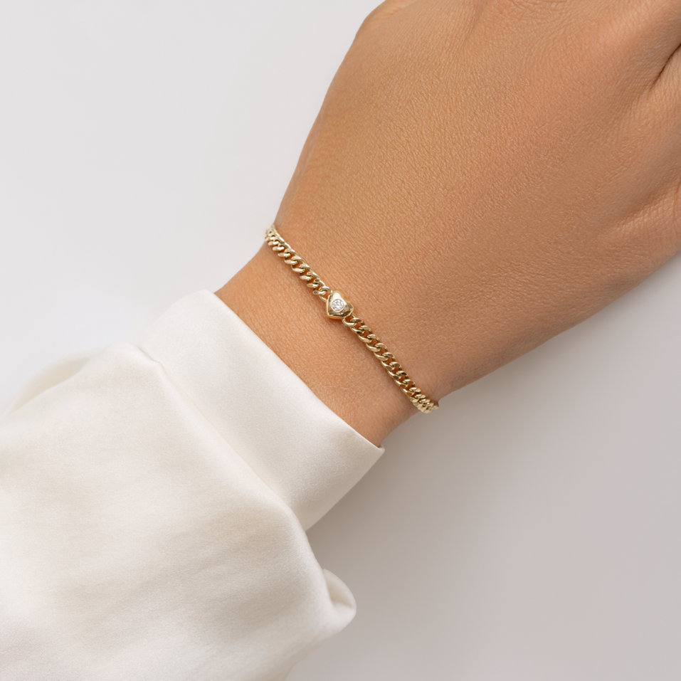 Diamond bracelet Heartline