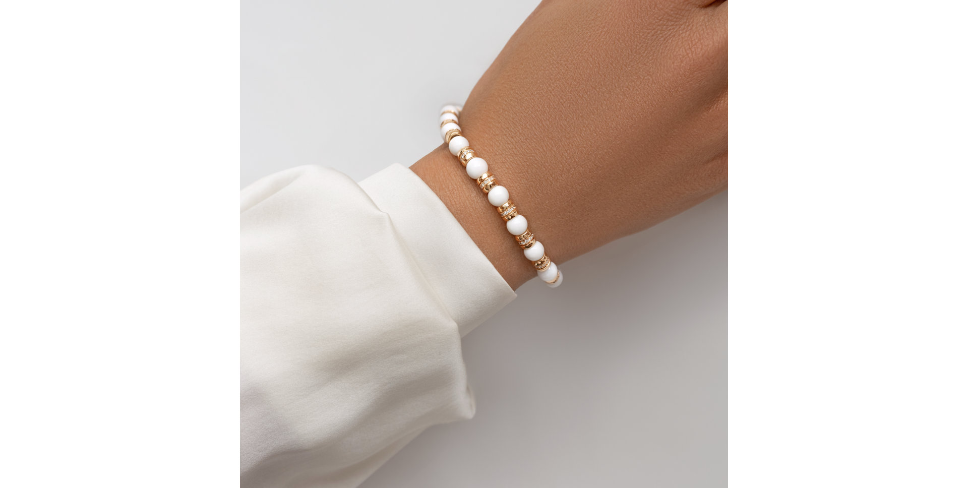 Diamond bracelet with Agates Albelia