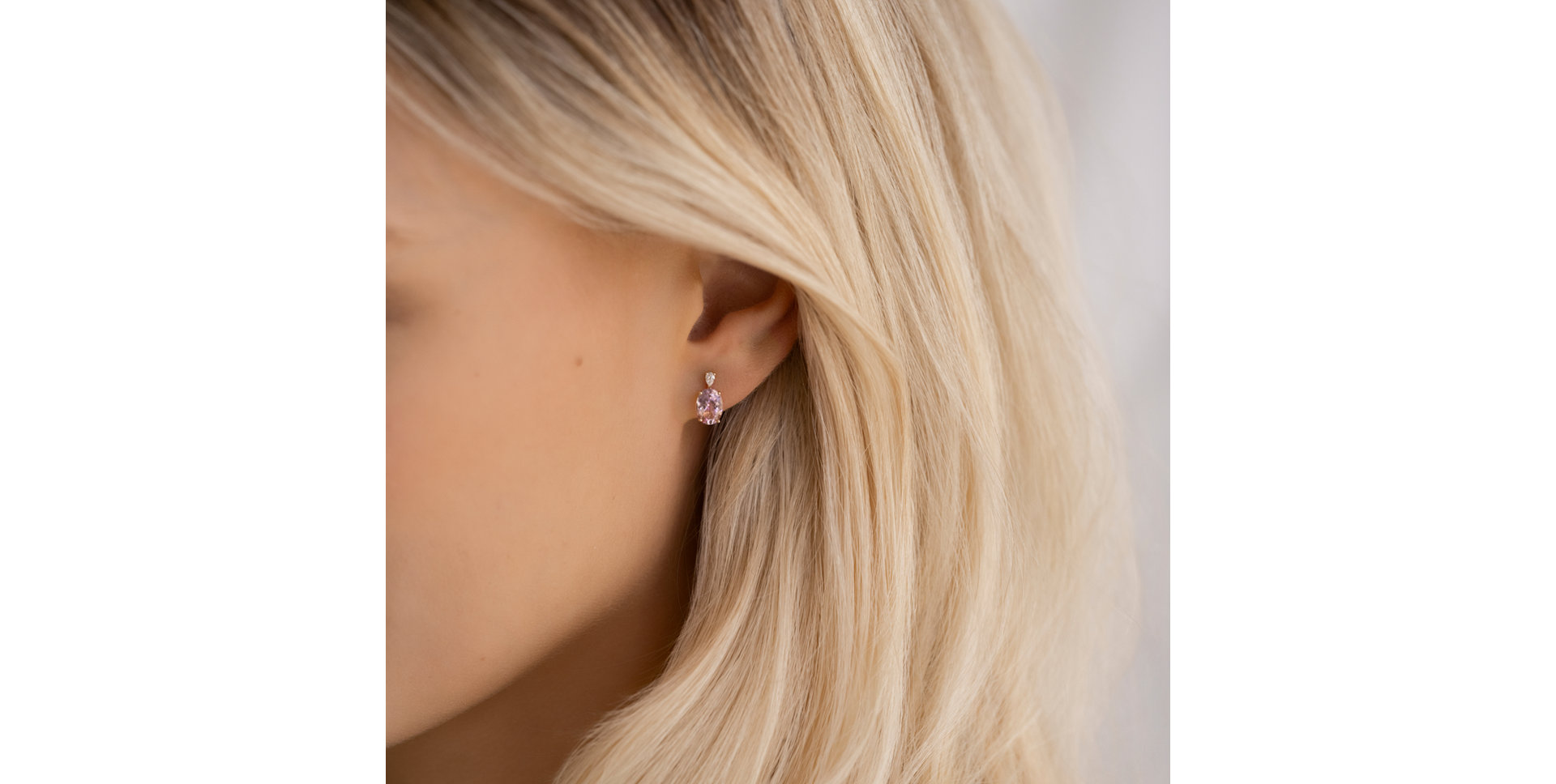 Diamond earrings with Tourmaline Royal Aura