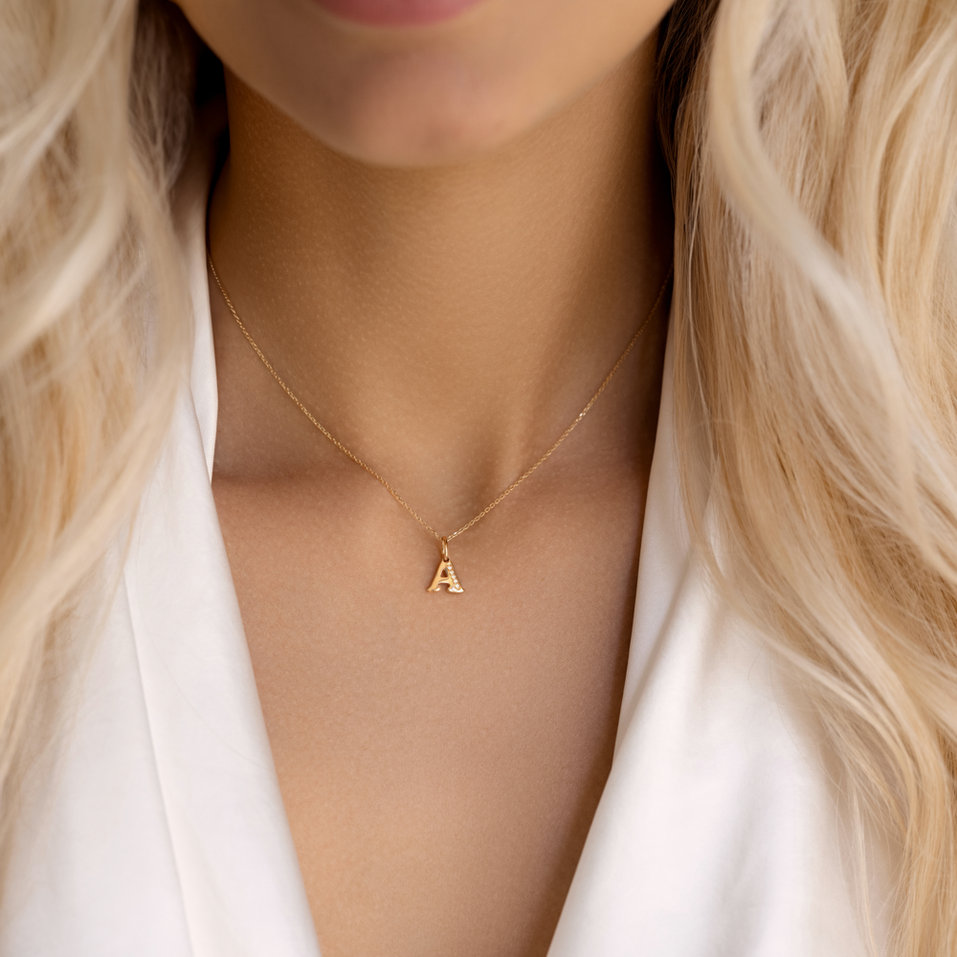 Diamond pendant Dream Letter