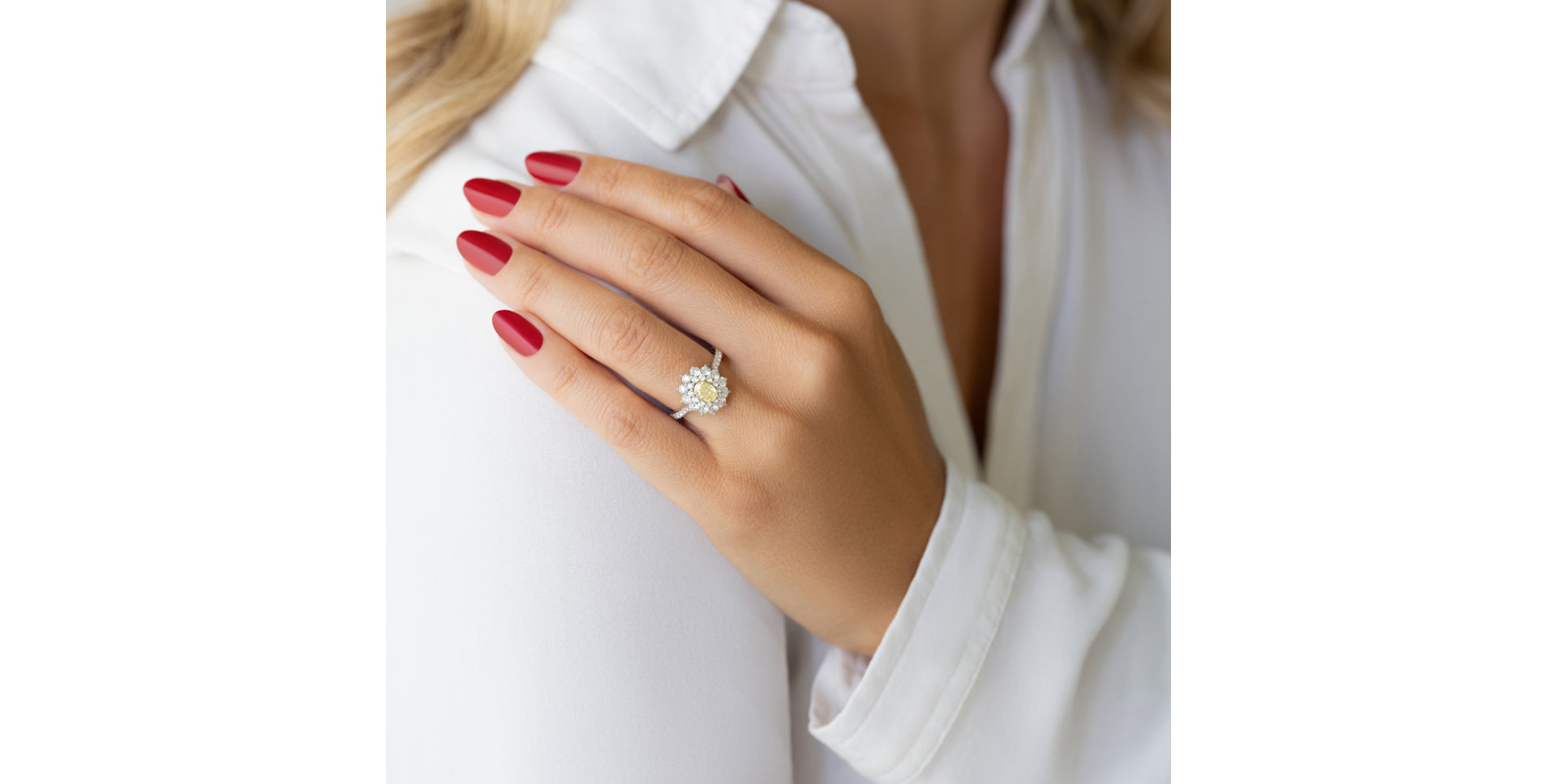 Diamond ring Soleil Royale