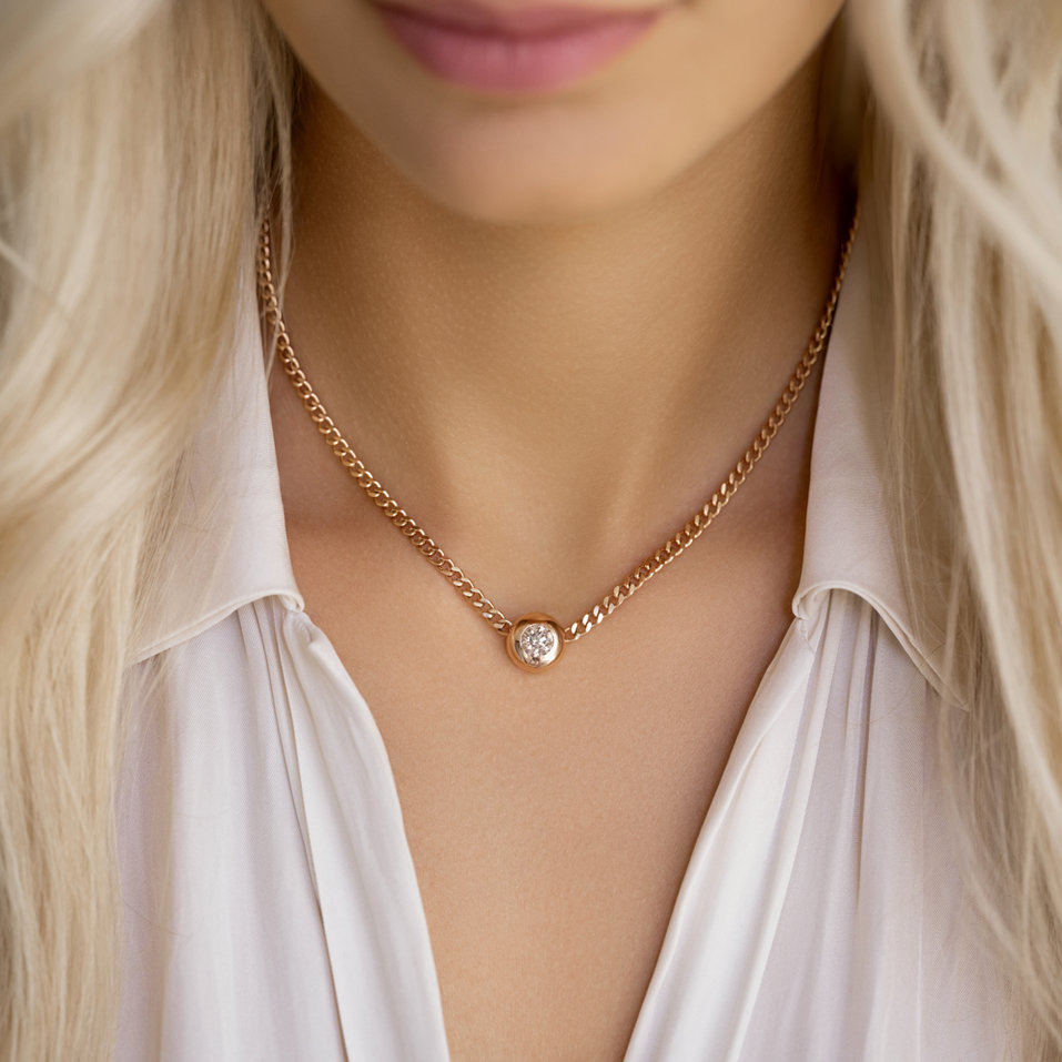 Diamond necklace Circle of Clarity