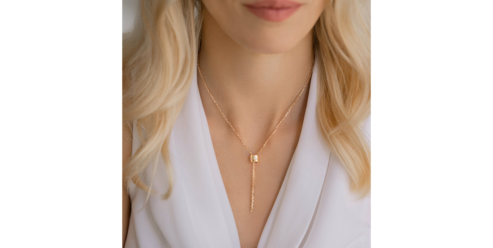 Diamond necklace Ring of Unity