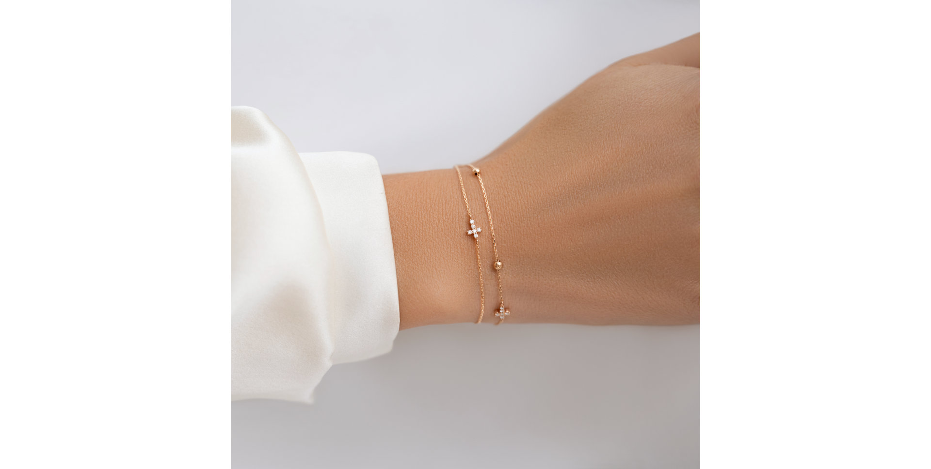 Diamond bracelet Grace in Light