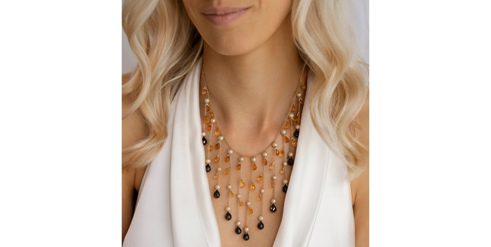 Necklace with gemstones Fiorentini