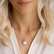 Diamond necklace with Pearl Mermaid Fantasy3