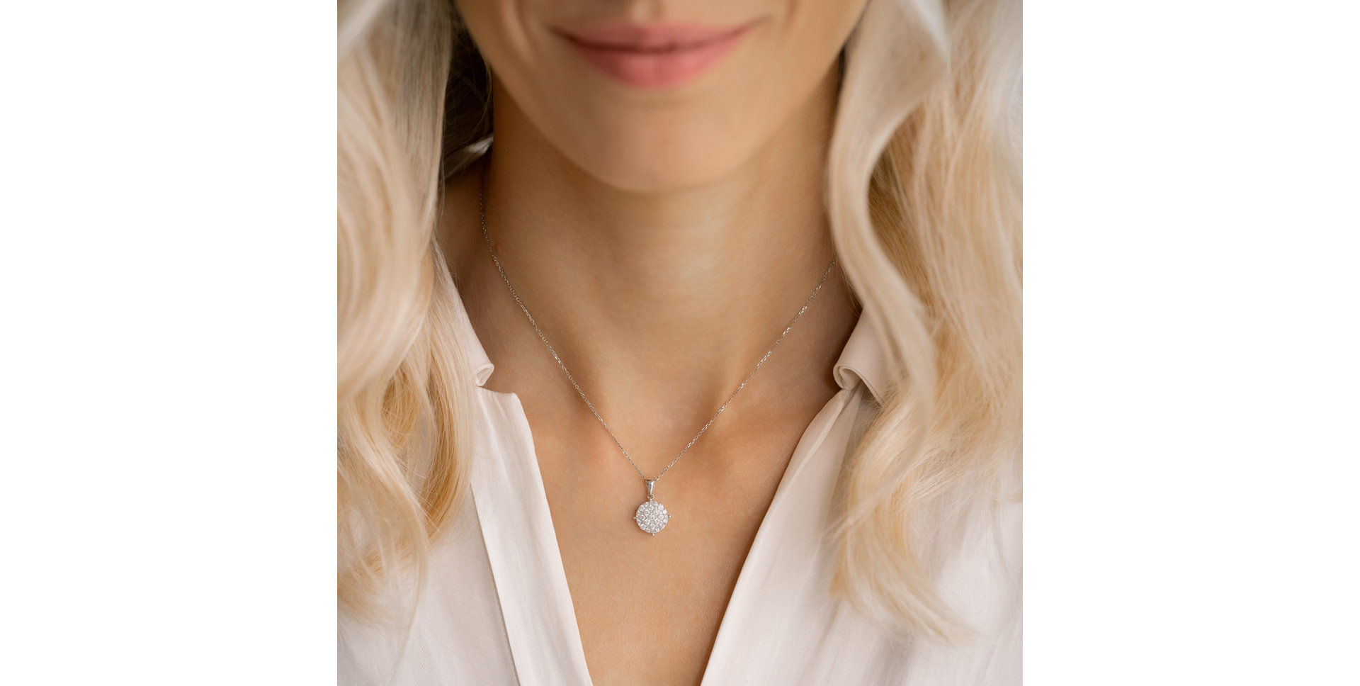 Diamond necklace Aragosta