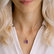 Diamond necklace with Amethyst Symmetrical Beauty3