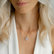Diamond necklace with Chalcedony Mystique3