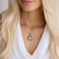 Necklace with black and white diamonds and Pearl Anapos Dream3