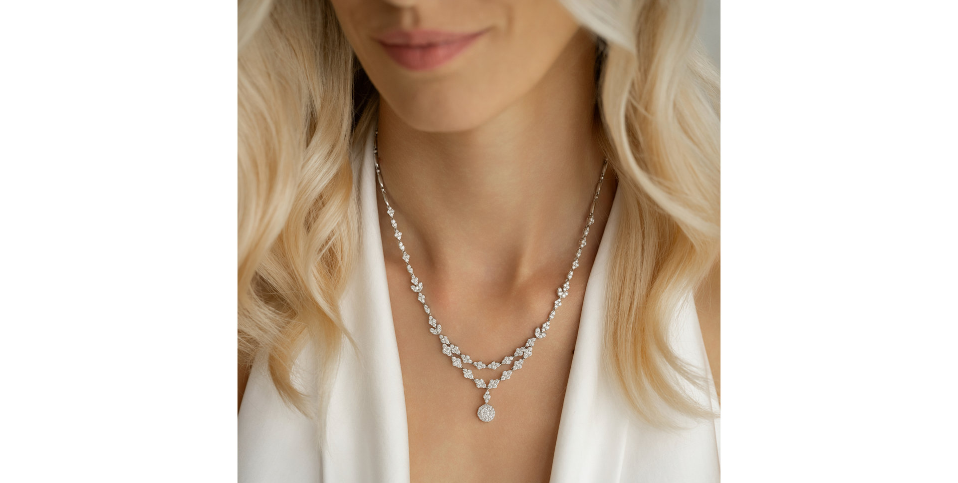 Diamond necklace Heartbeat of the Destiny