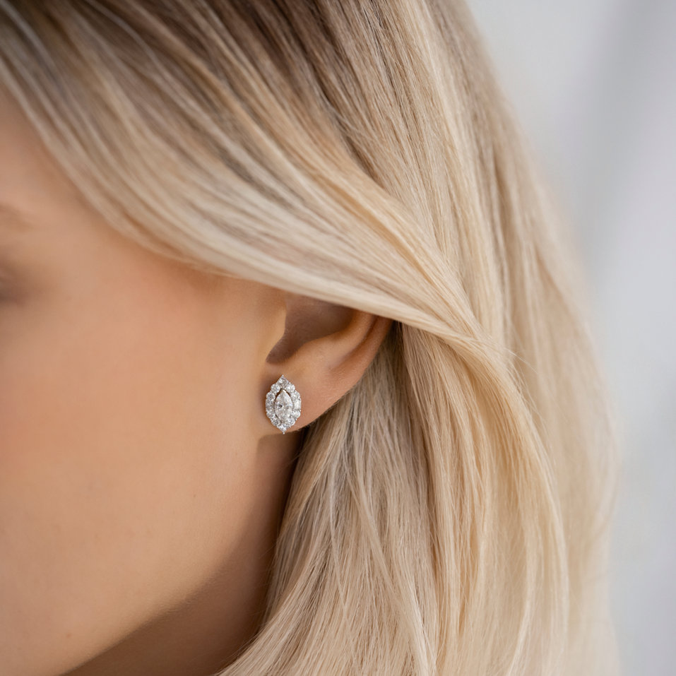 Diamond earrings Rising Opium