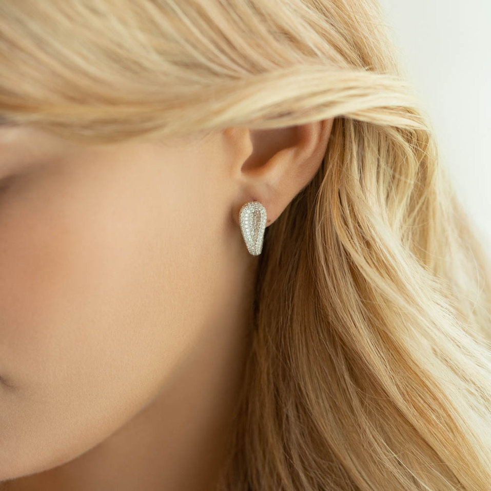 Diamond earrings Freyja