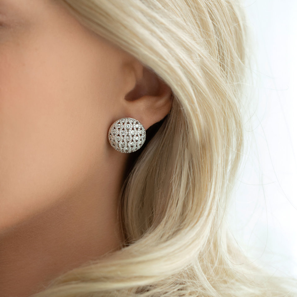 Diamond earrings Winsome Expression