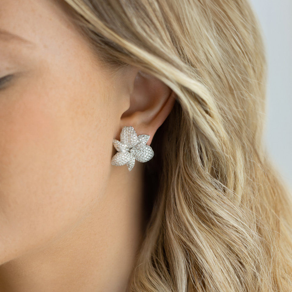Diamond earrings Mystic Flora