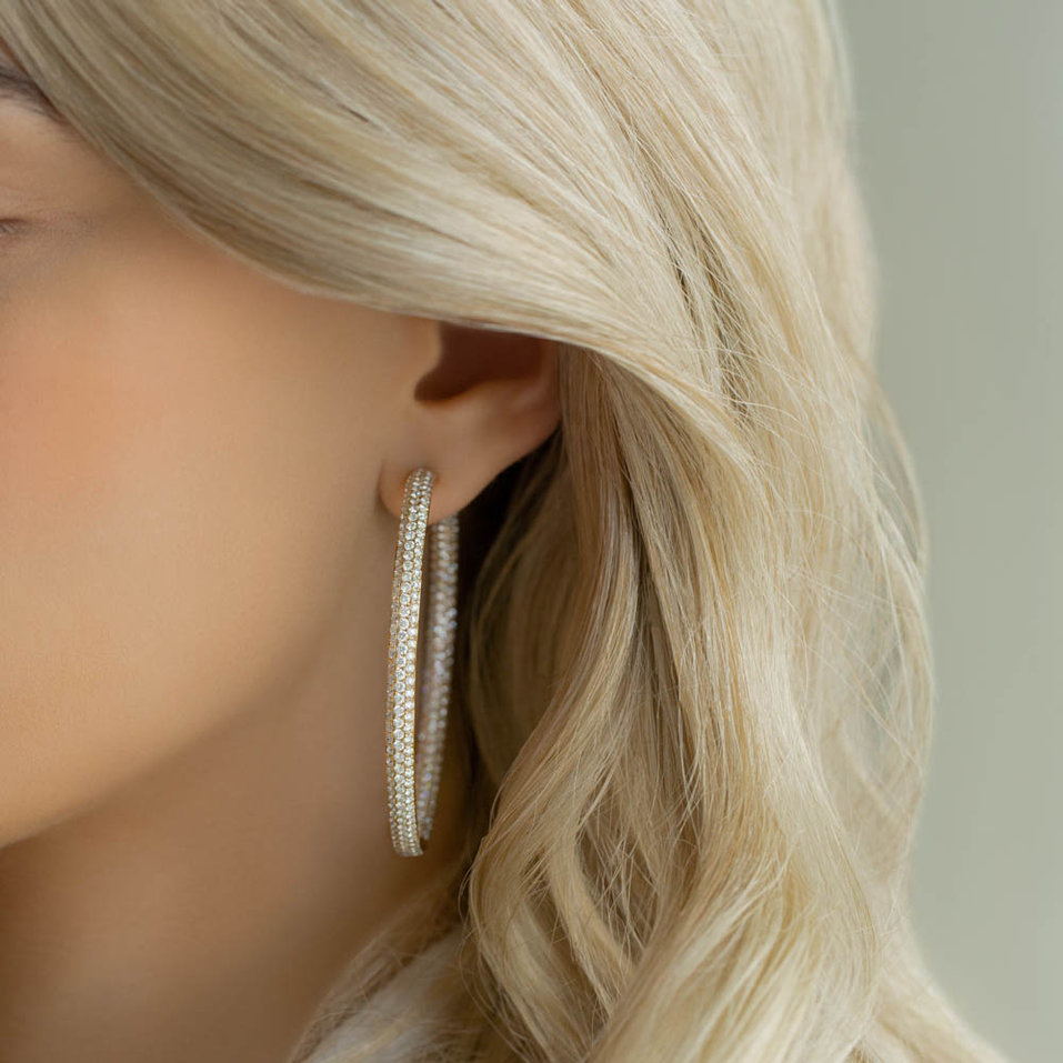 Diamond earrings Brilliant Loop