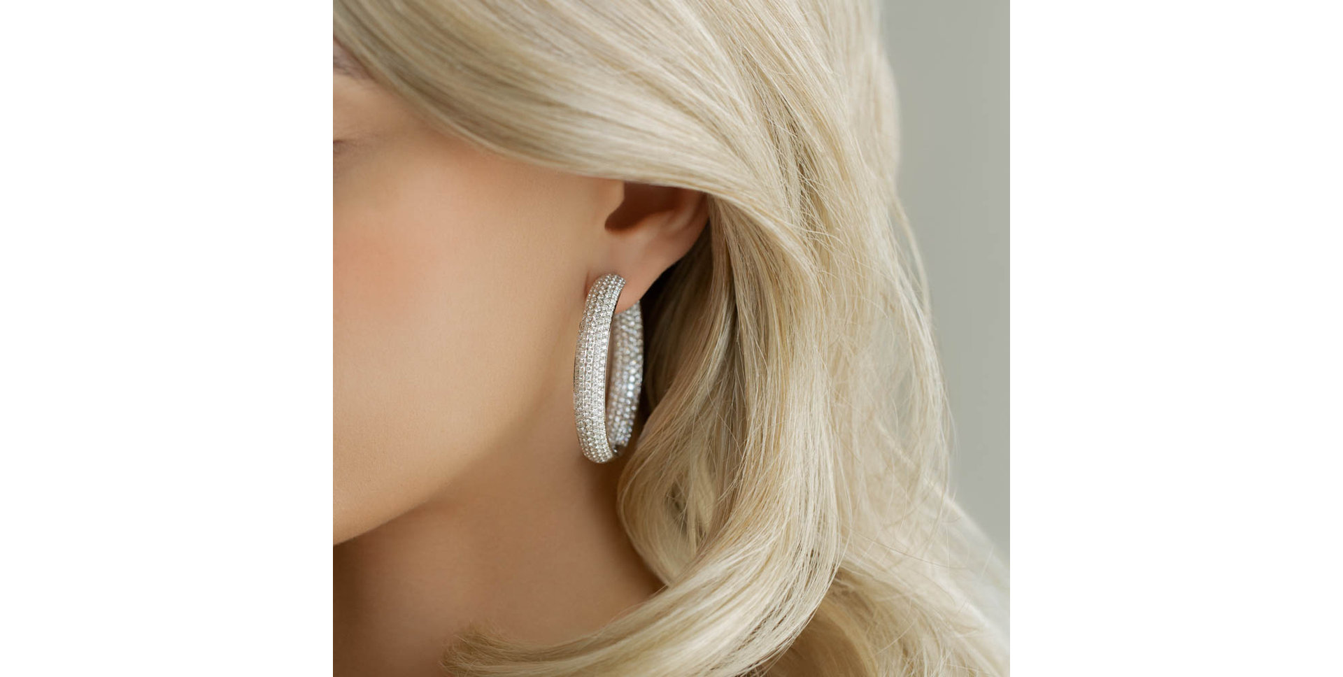 Diamond earrings Solid Luxury