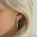 Diamond earrings with Sapphire Sapphire happiness4