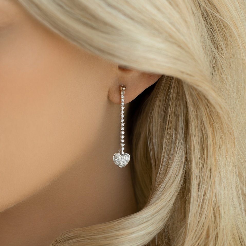 Diamond earrings Madly in Love