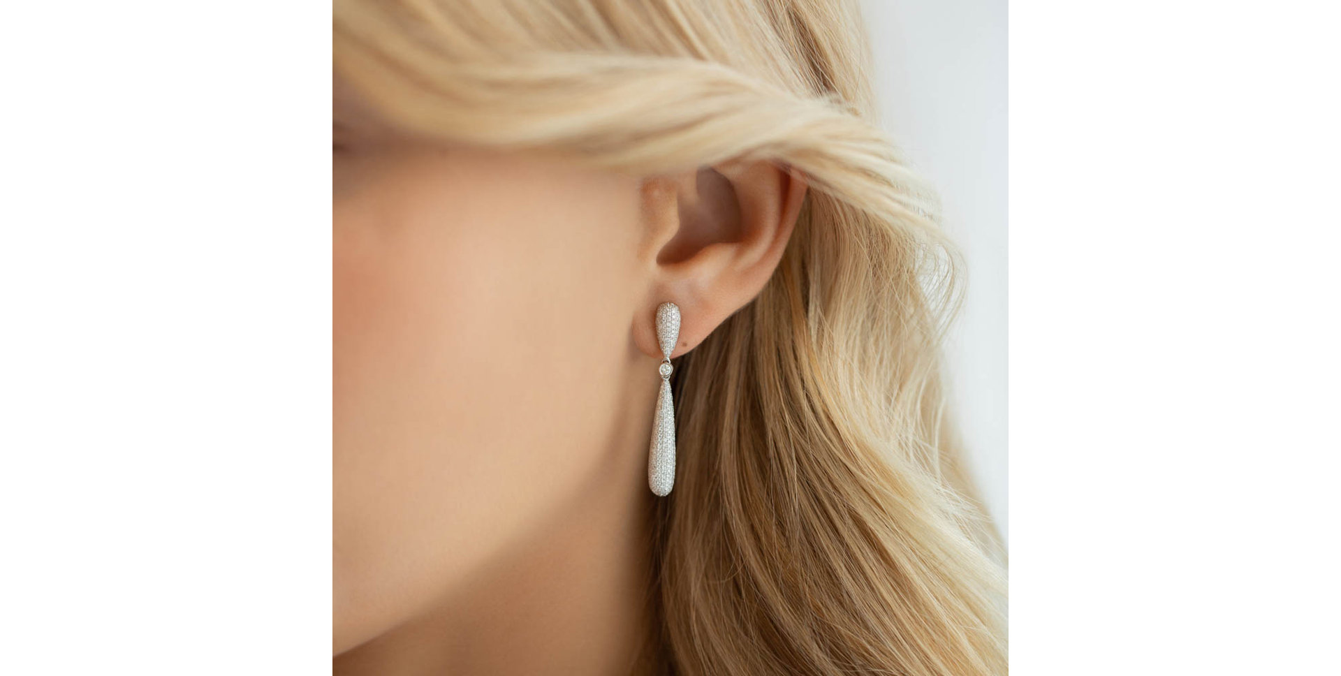 Diamond earrings Starry Sky