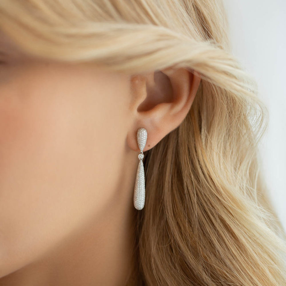 Diamond earrings Starry Sky