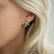 Earrings with brown and white diamonds Luciana4