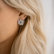 Earrings with brown diamonds Celestial Rose4