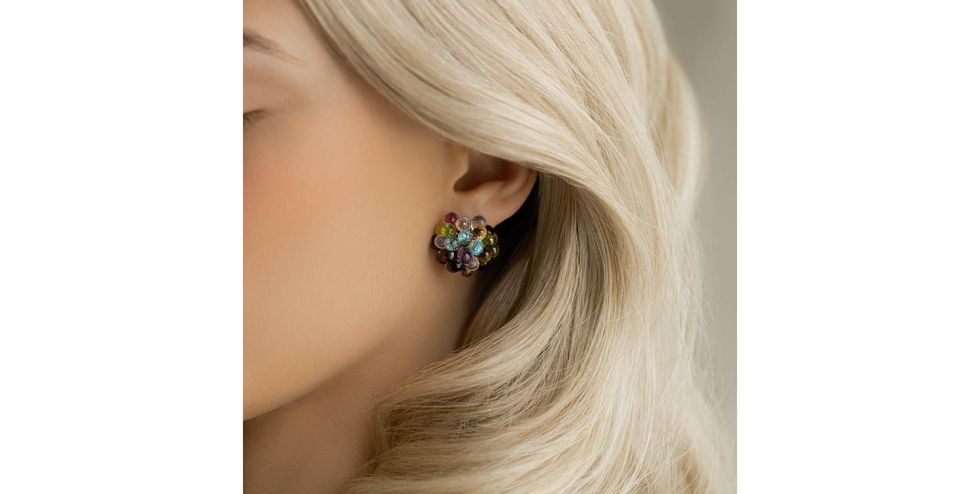 Earrings with gemstones Monteparano