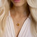 Diamond necklace with Citríne Unique Membership3