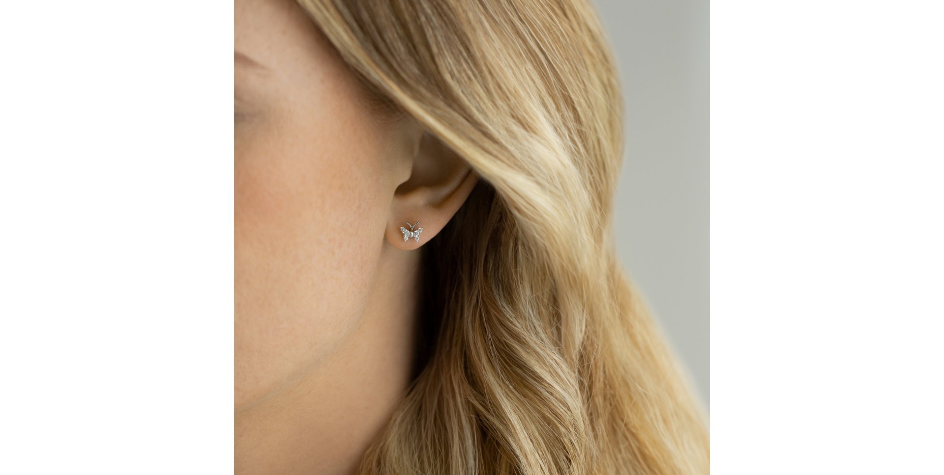 Diamond earrings Diamond Butterfly