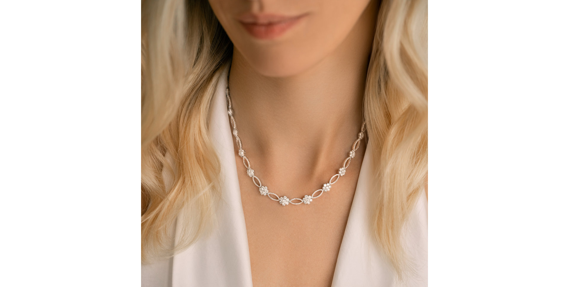 Diamond necklace Fantasme