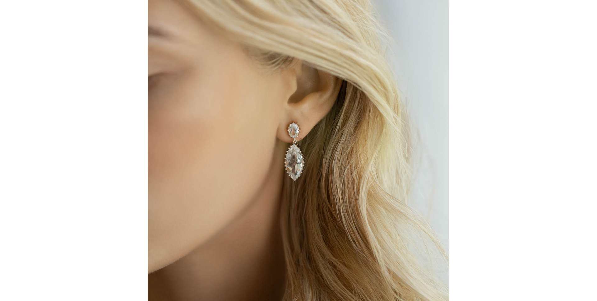 Earrings with Topaz Overnight Express