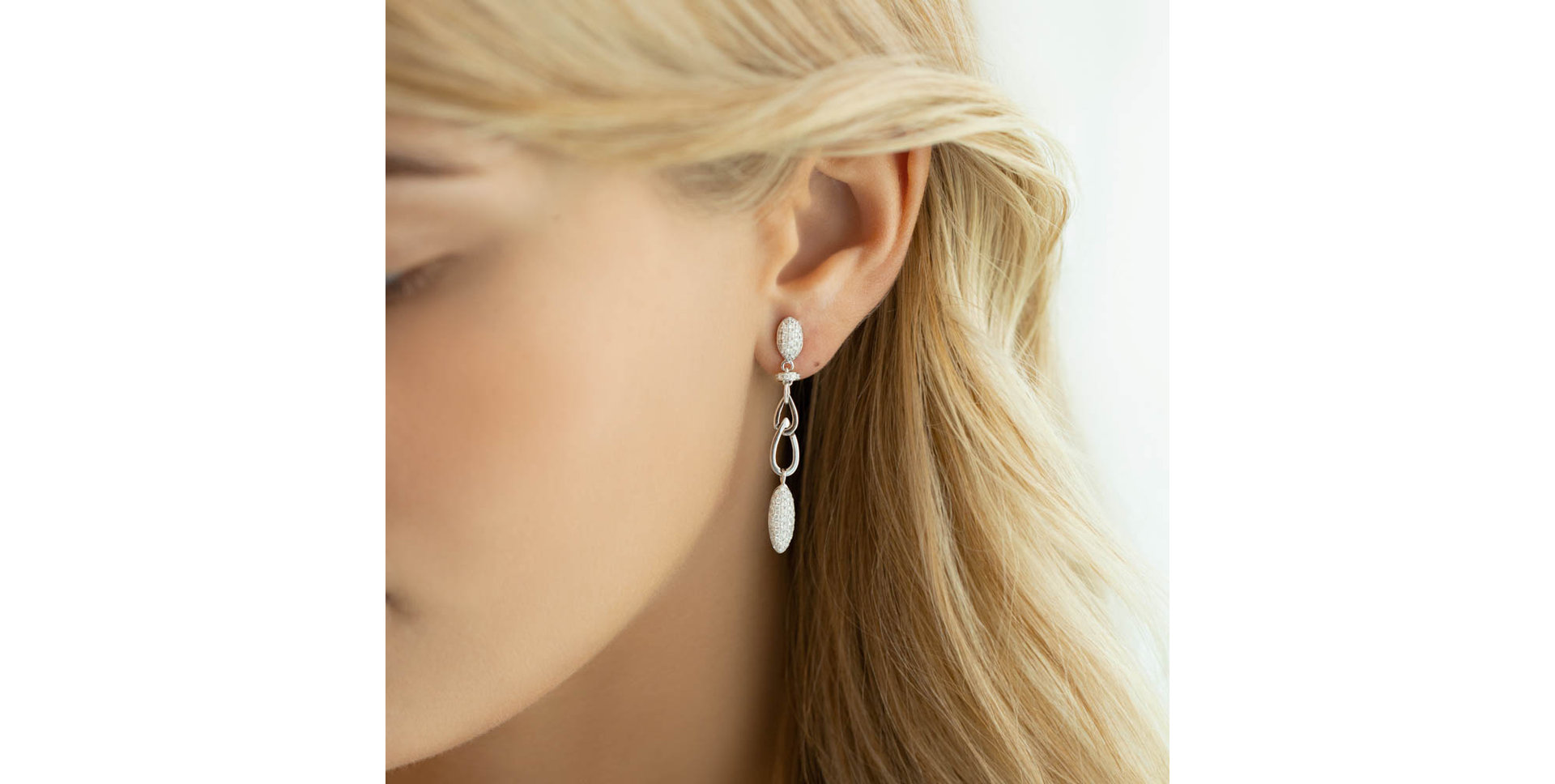 Diamond earrings Christal