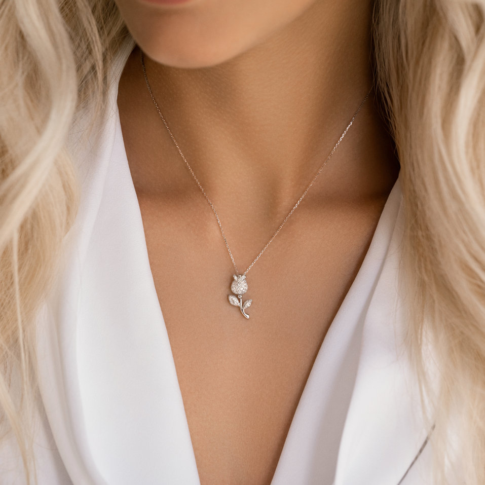 Diamond pendant Rose Exclusive