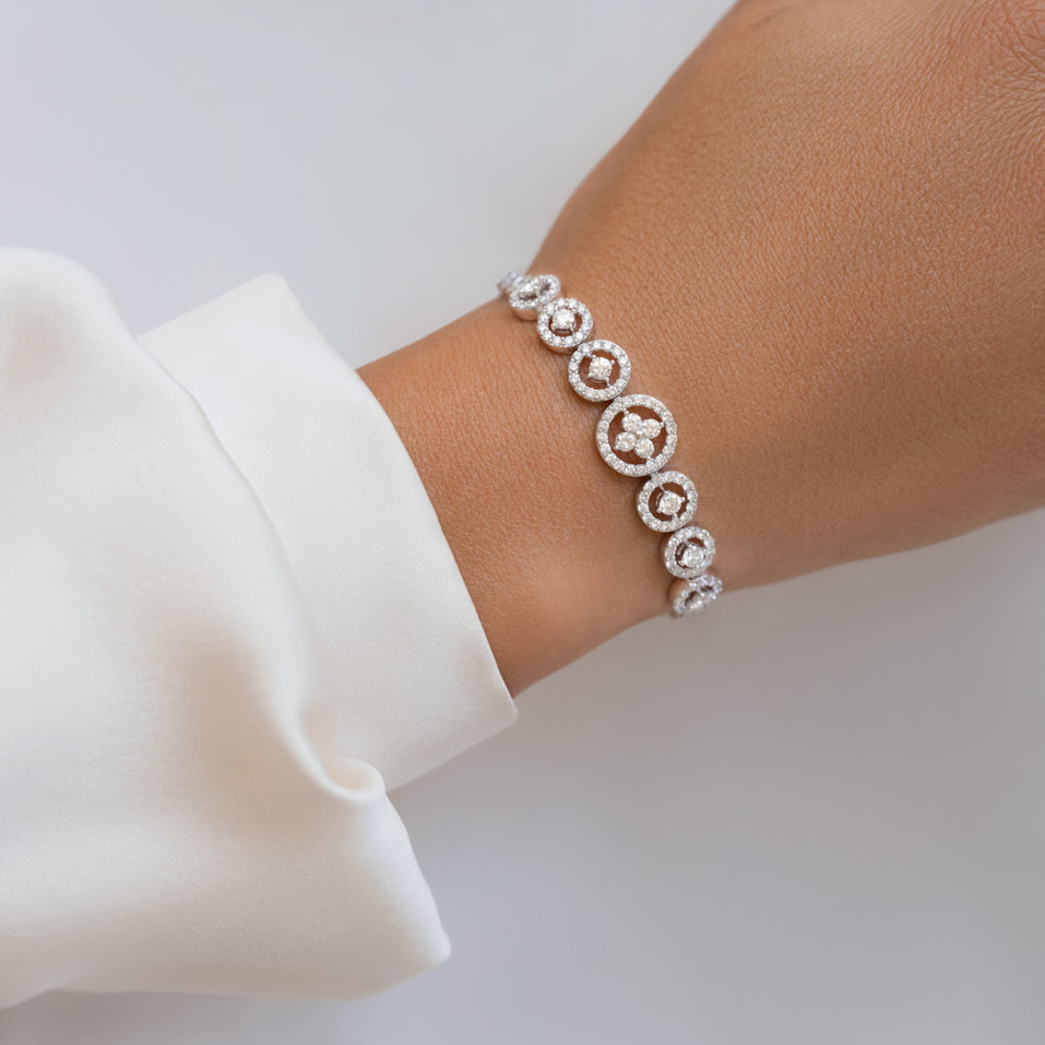 Bracelet with diamonds Georgeous