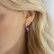 Diamond earrings with Amethyst Smart Move4