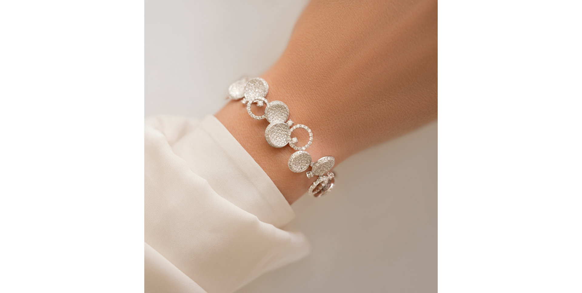 Bracelet with diamonds Marion