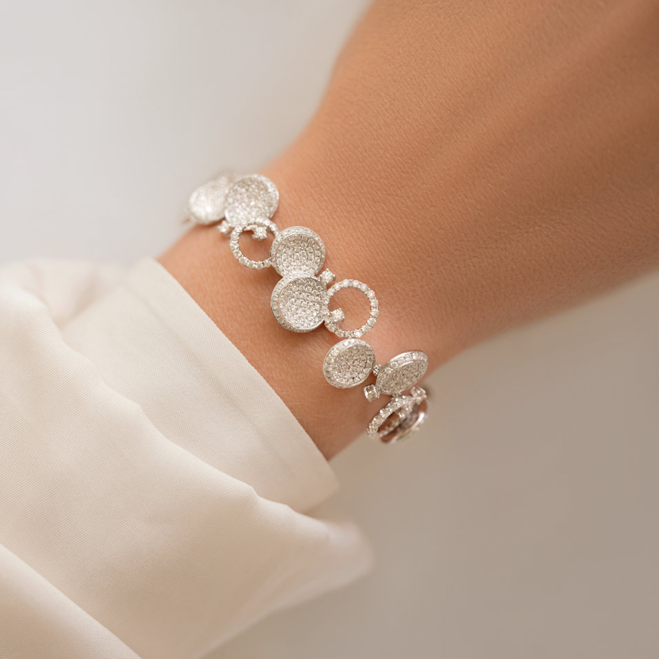 Bracelet with diamonds Marion