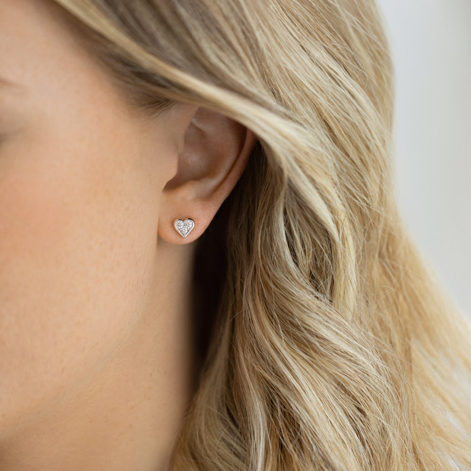 Diamond earrings Tenderness