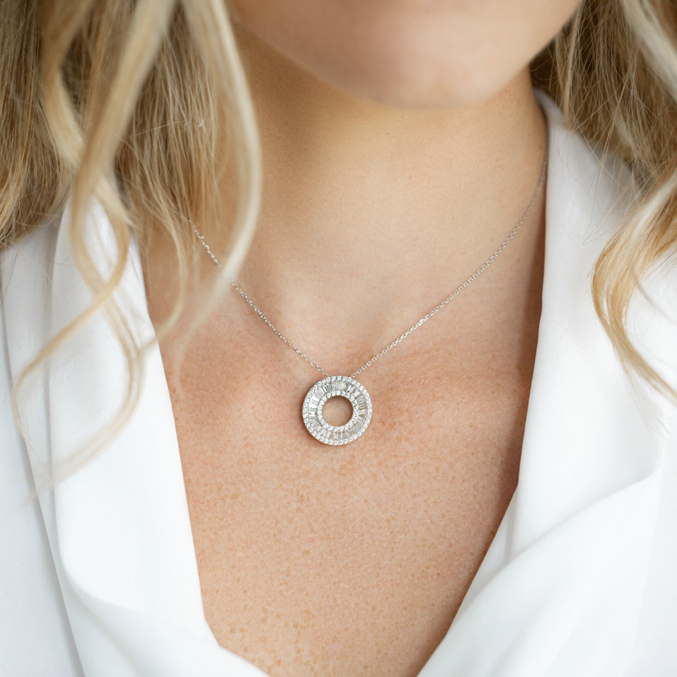 Diamond pendant Star Eternity