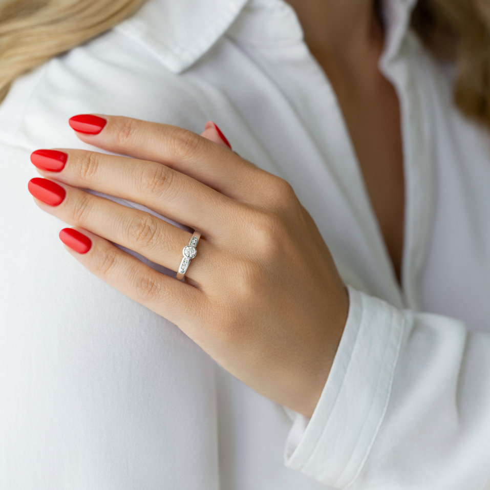 Diamond ring Moon Sadness