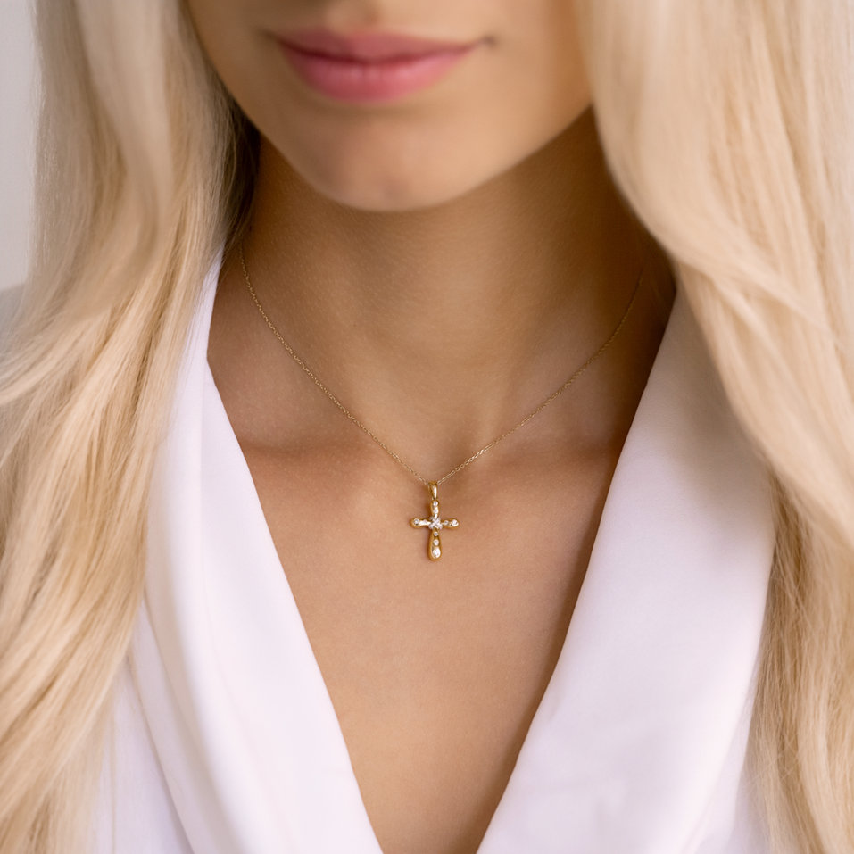 Diamond pendant Magic Cross