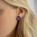 Diamond earrings with Amethyst Simon4