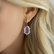 Diamond earrings with Amethyst Marnne4