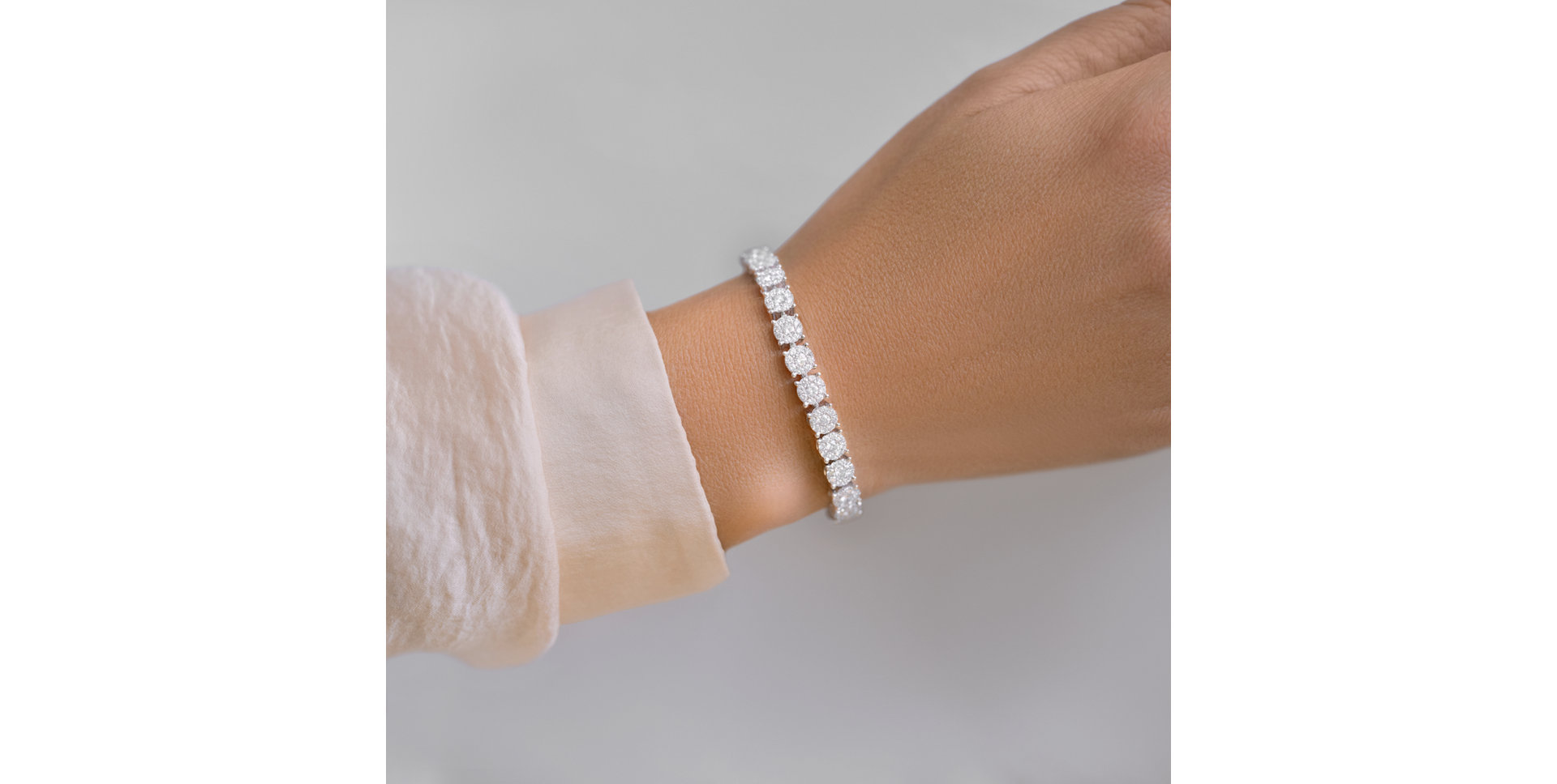 Bracelet with diamonds Dorian